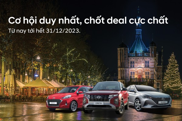 Ưu đãi tháng 12 cho khách hàng 