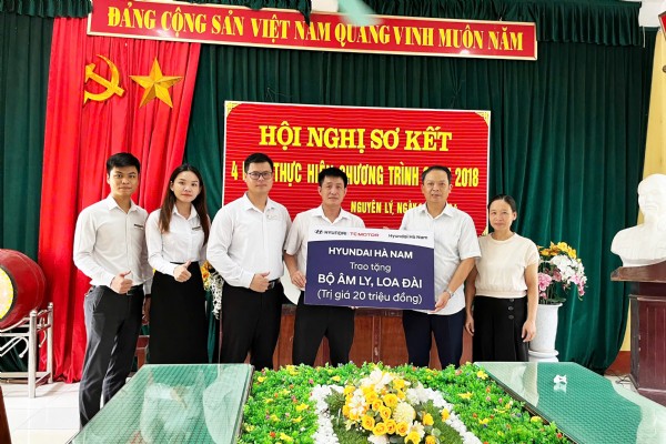 HYUNDAI HÀ NAM ĐỒNG HÀNH CÙNG CÁC EM HỌC SINH TIỂU HỌC NGUYÊN LÝ