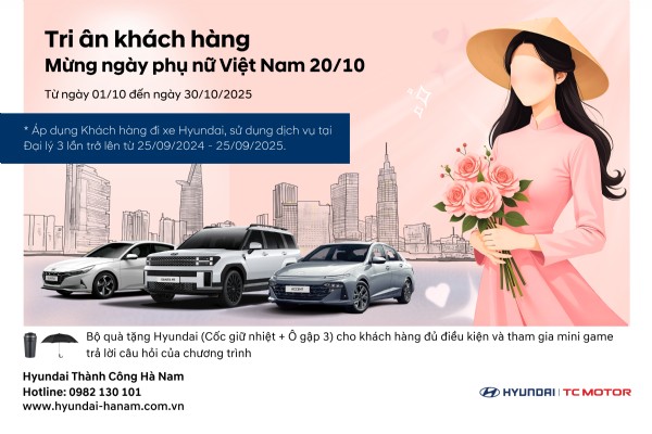 Tri ân khách hàng – Mừng ngày Phụ nữ Việt Nam 20/10